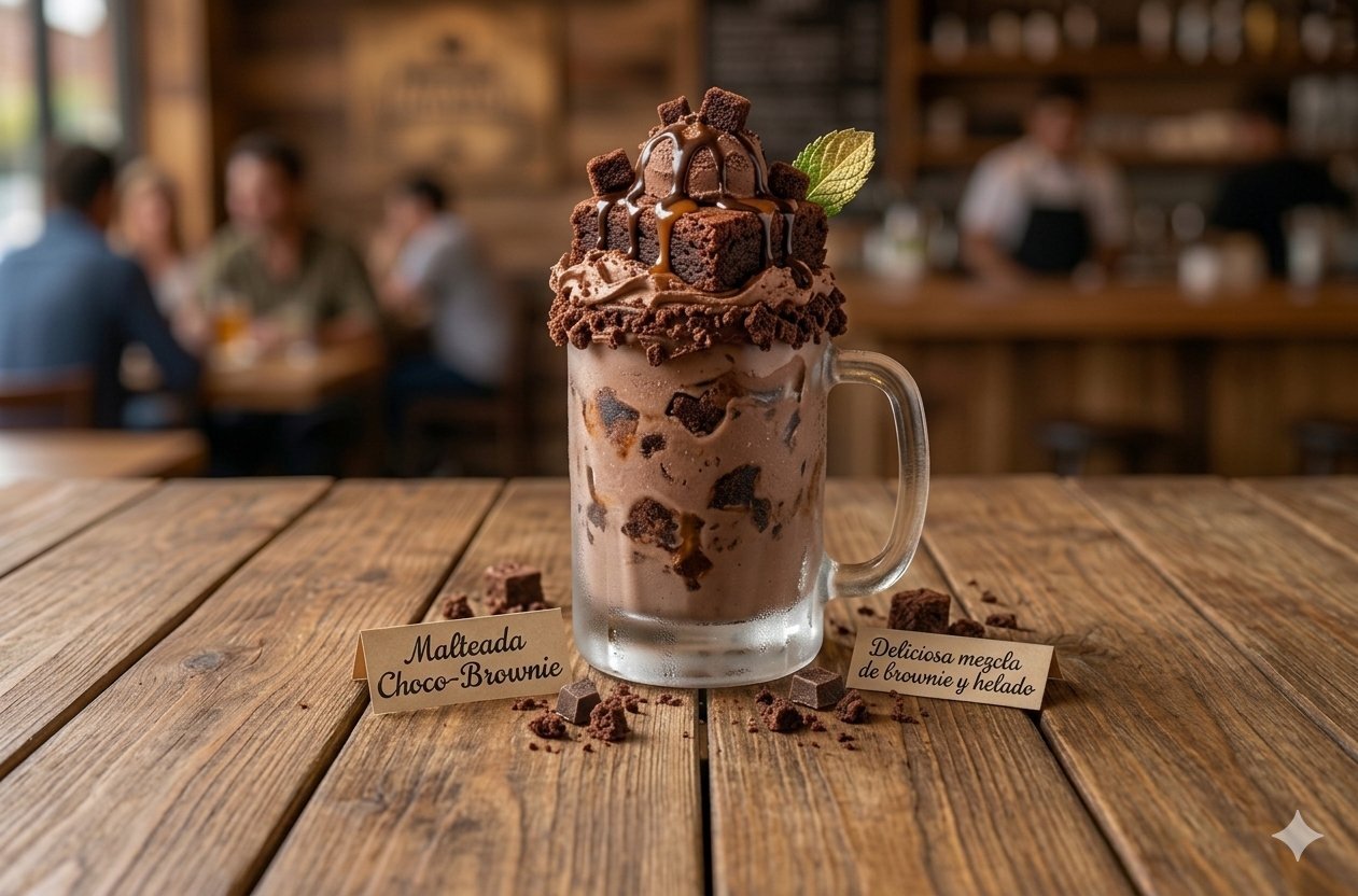 Malteada Choco-Brownie